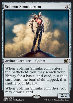 Solemn Simulacrum - Duel Decks Elves vs. Inventors