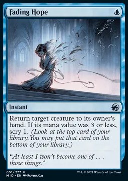 Fading Hope - Innistrad Midnight Hunt 