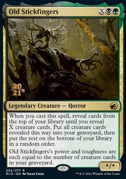 Old Stickfingers (V.1) - Innistrad Midnight Hunt Promos 