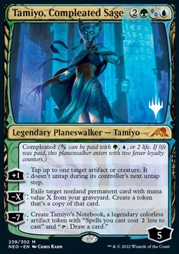 Tamiyo Compleated Sage (V.2) - Kamigawa Neon Dynasty Promos 