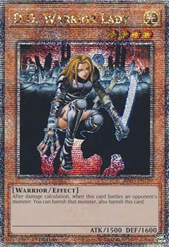 D.D. Warrior Lady (V.2 Quarter Century Secret Rare)