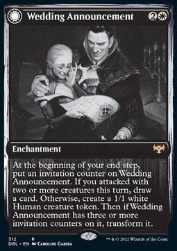 Wedding Announcement Wedding Festivity - Innistrad Double Feature 