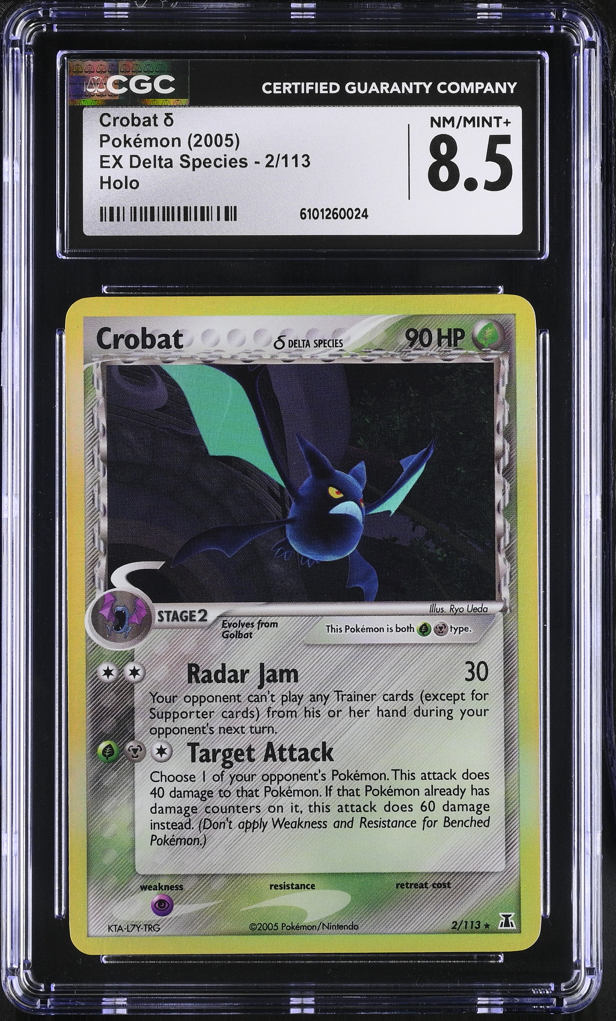 Crobat ? Delta Species - DS 2 - English - CGC 8.5 