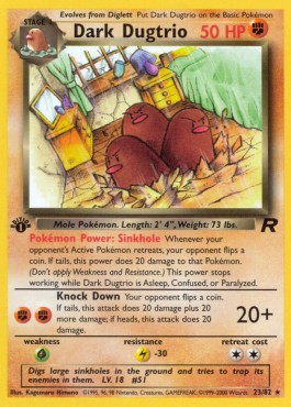 Dark Dugtrio 