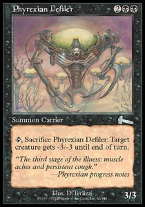 Phyrexian Defiler - Urzas Legacy