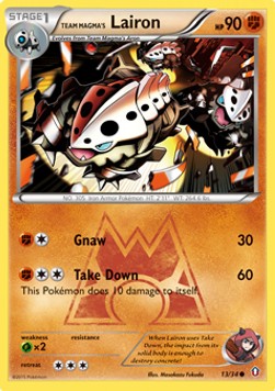 Team Magma's Lairon 