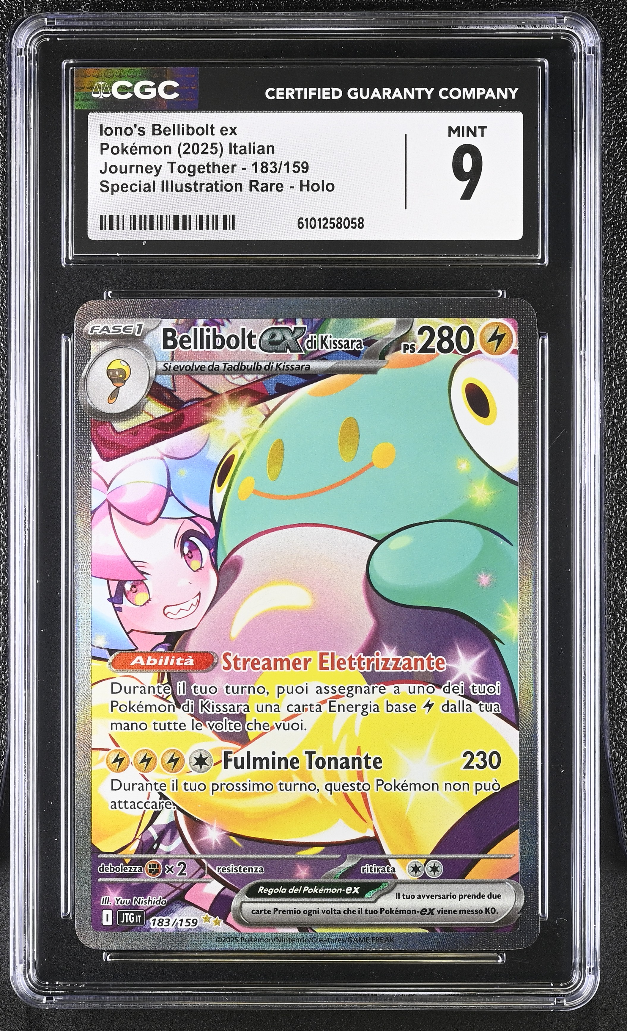 Ionos Bellibolt ex - JTG 183 - Italian - CGC 9 