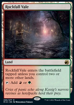 Rockfall Vale - Innistrad Midnight Hunt 