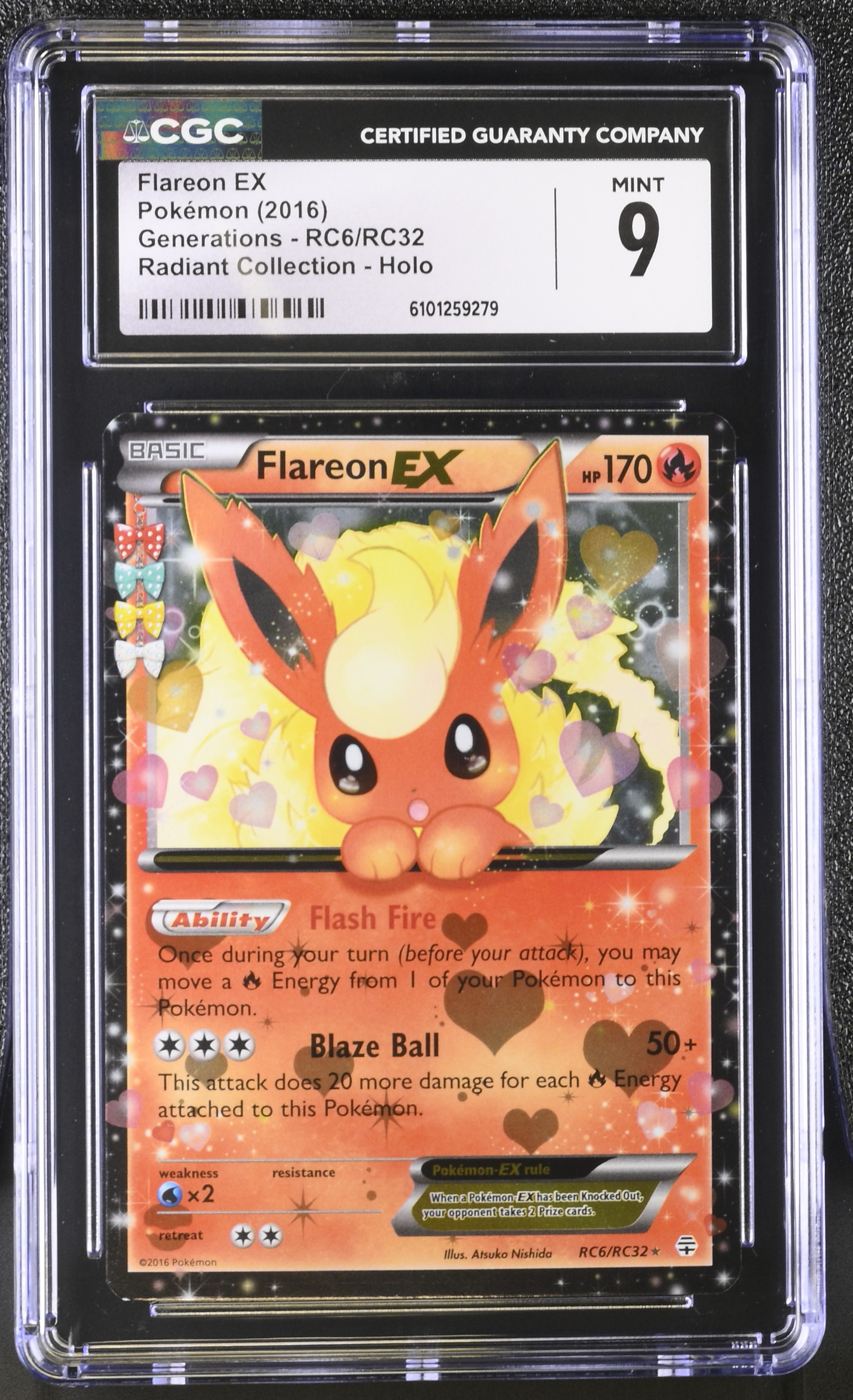 Flareon EX - GEN 6 - English - CGC 9 