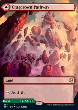 Cragcrown Pathway Timbercrown Pathway - Zendikar Rising Extras 