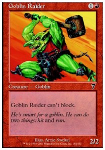 Goblin Raider - Seventh Edition 