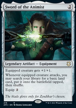 Sword of the Animist - Commander Adventures in the Forgotten Realms 