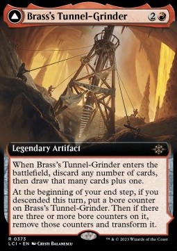 Brasss Tunnel Grinder Tecutlan the Searing Rift - The Lost Caverns of Ixalan Extras 