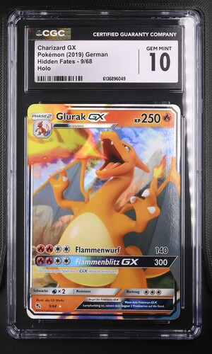 Charizard GX - HIF 9 - German - CGC 10 