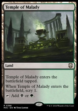 Temple of Malady - Commander Modern Horizons 3 