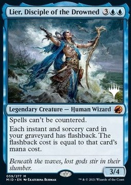 Lier Disciple of the Drowned (V.2) - Innistrad Midnight Hunt Promos 