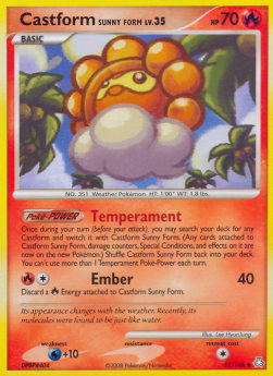 Castform Sunny Form Lv.35 