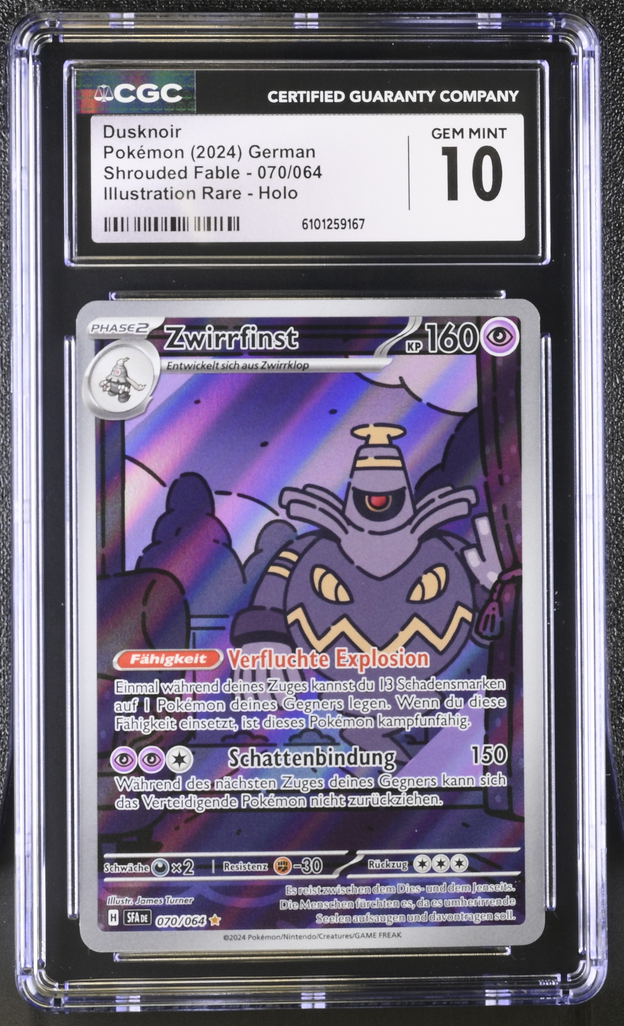 Dusknoir - SFA 70 - German - CGC 10 