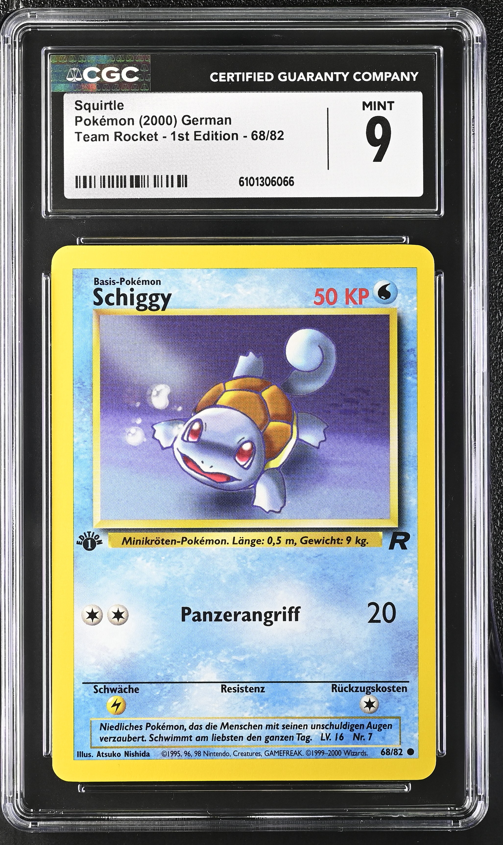 Squirtle - TR 68 - German - CGC 9 
