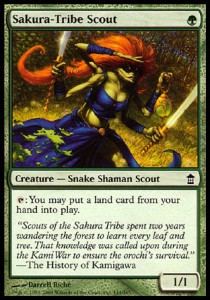Sakura Tribe Scout - Saviors of Kamigawa