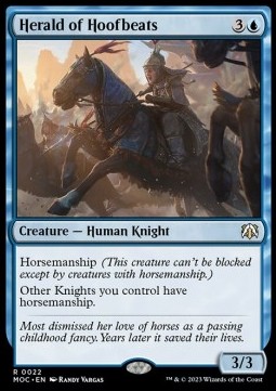 Herald of Hoofbeats - Commander March of the Machine 