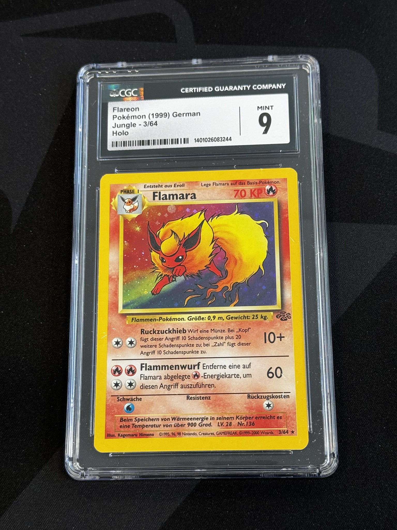 Flareon - JU 3 - German - CGC 9