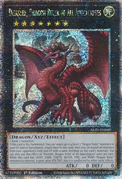Disaster Dragon Ruler of All Apocalypses (V.2 Quarter Century Secret Rare) 