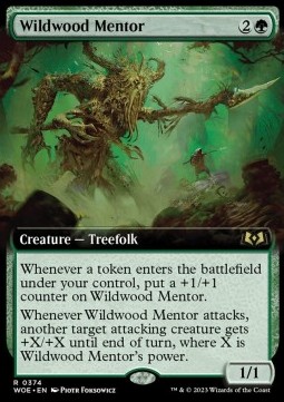 Wildwood Mentor (V.2) - Wilds of Eldraine Extras 
