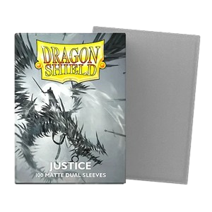 100 Dragon Shield Sleeves - Dual Matte Justice 