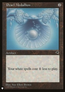 Pearl Medallion - Secret Lair Commander Deck Angels Theyre Just Like Us but Cooler