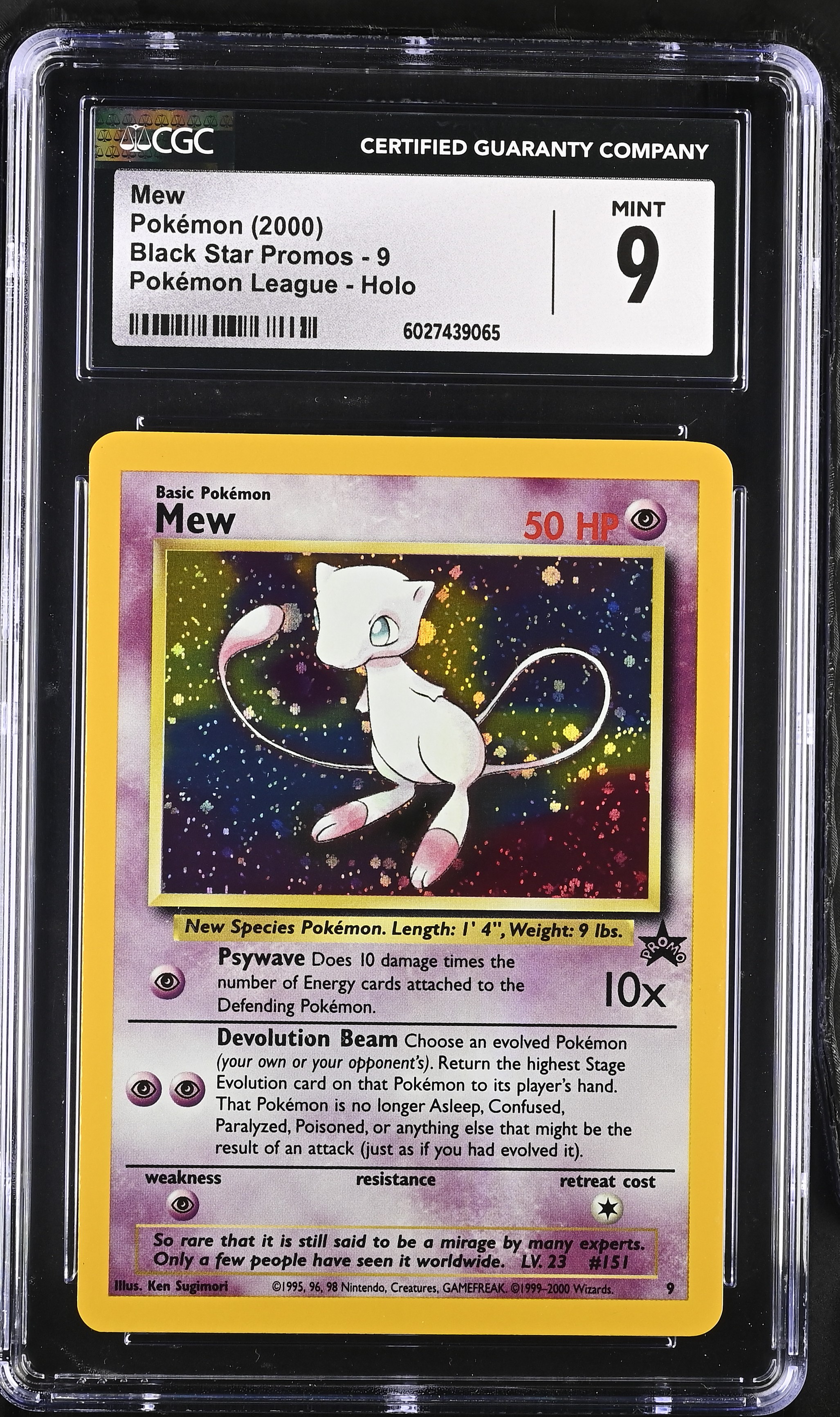 Mew - WP 9 - English - CGC 9 