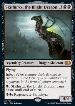 Skithiryx the Blight Dragon - Double Masters 