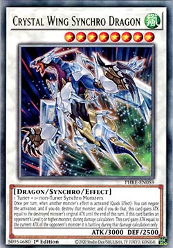 Crystal Wing Synchro Dragon 