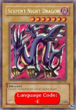 Serpent Night Dragon (V.1 - Secret Rare) 