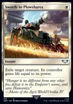 Swords to Plowshares - Universes Beyond Warhammer 40000