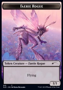 Faerie Rogue Token (Black 11) (V.3) - Secret Lair Drop Series