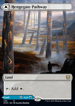 Hengegate Pathway Mistgate Pathway - Kaldheim Extras 