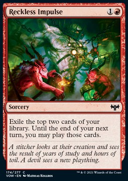 Reckless Impulse - Innistrad Crimson Vow 