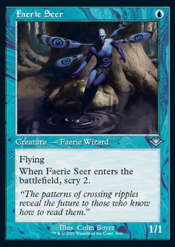 Faerie Seer (V.1) - Modern Horizons Retro Frame Cards 