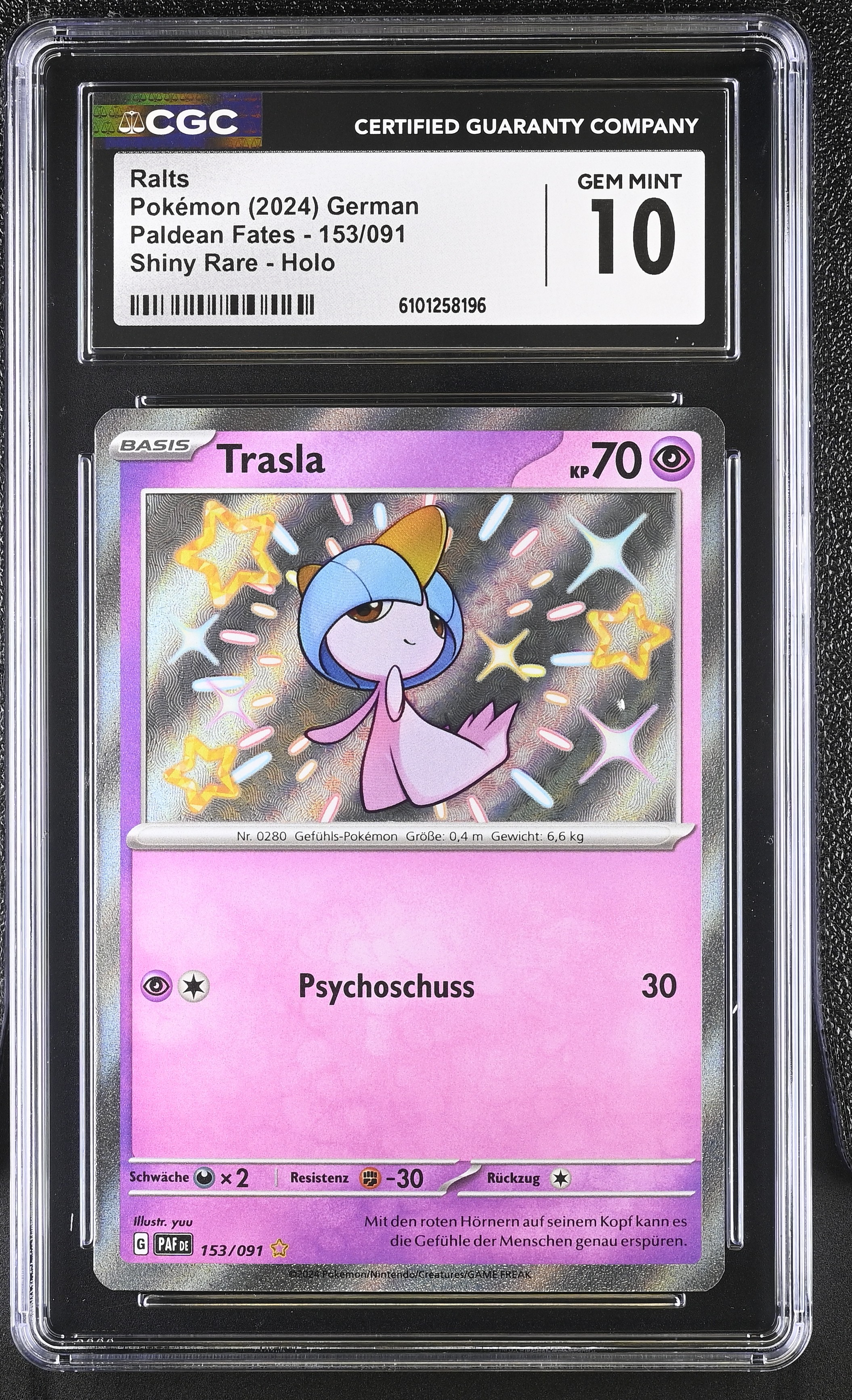 Ralts - PAF 153 - German - CGC 10 