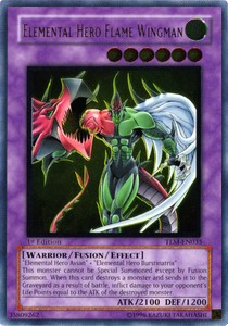 Elemental HERO Flame Wingman (V.2 - Ultimate Rare) 