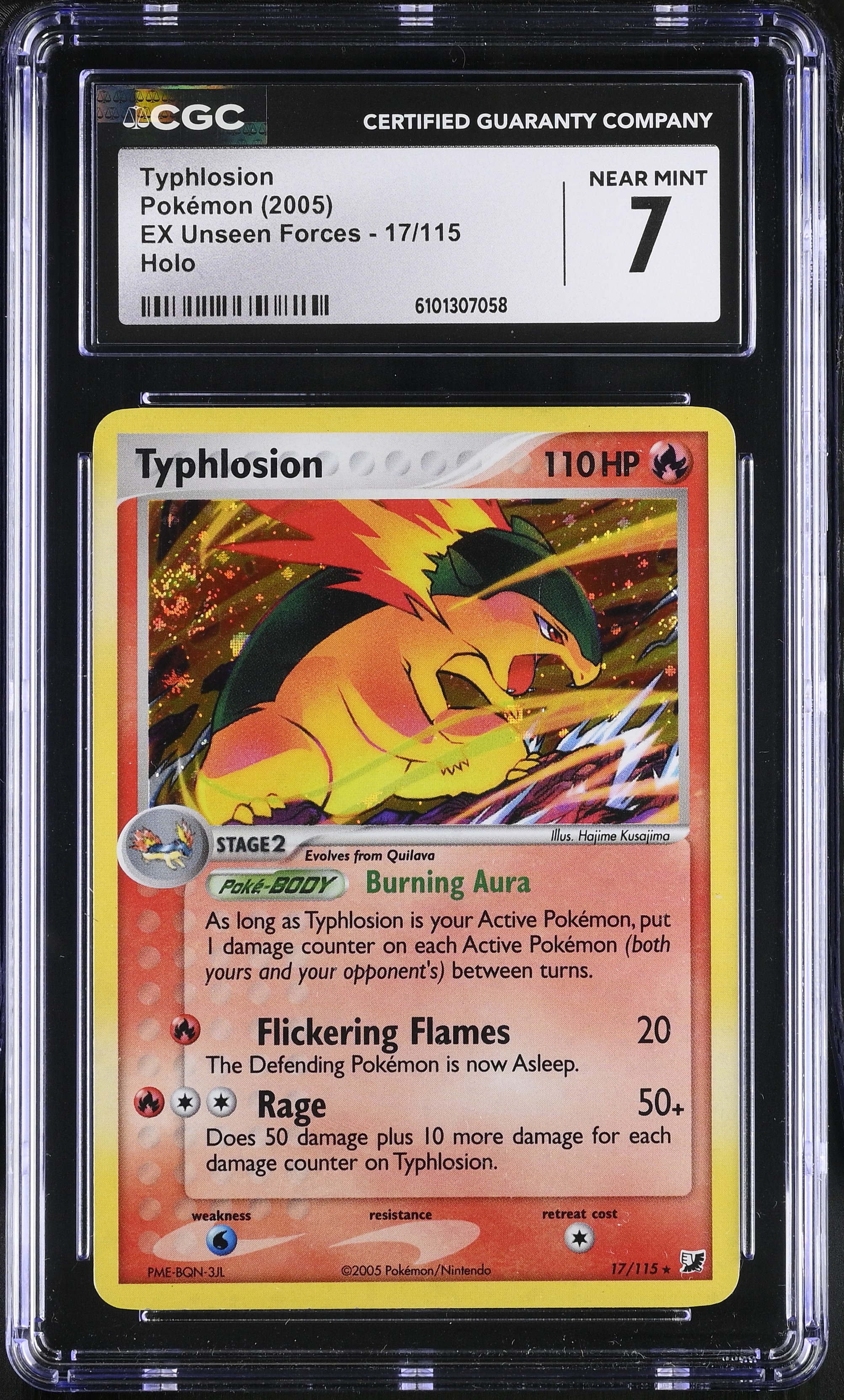 Typhlosion - UF 17 - English - CGC 7 
