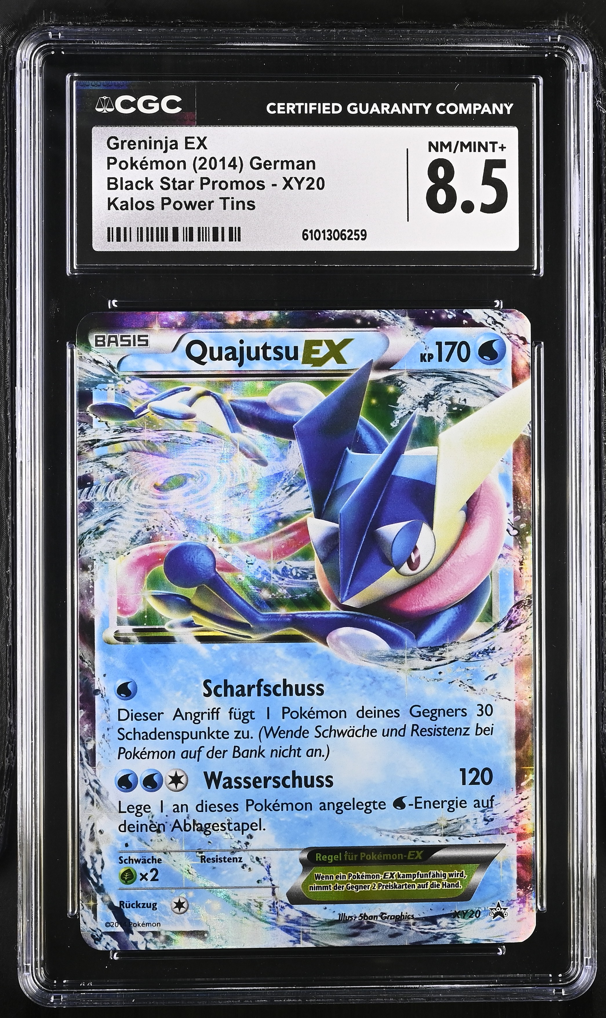 Greninja EX - XYPR 20 - German - CGC 8.5 