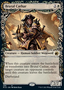 Brutal Cathar Moonrage Brute - Innistrad Midnight Hunt Extras