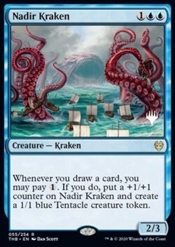 Nadir Kraken (V.1) - Theros Beyond Death Promos 