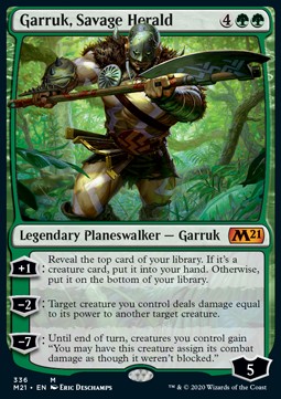 Garruk Savage Herald - Core 2021 Extras 
