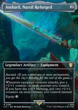 Anduril Narsil Reforged (V.1) - The Lord of the Rings Tales of Middle earth Holiday Release 