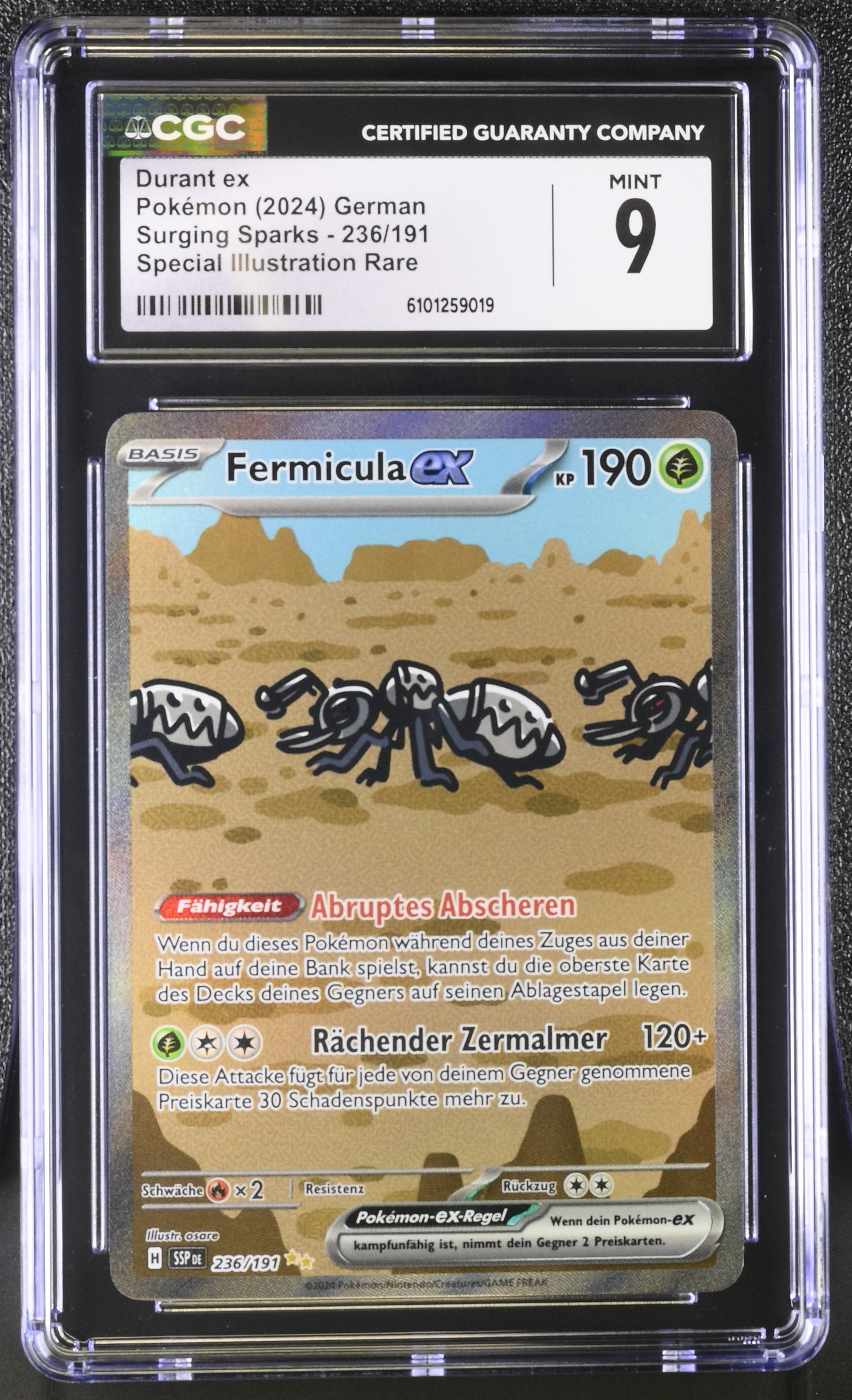 Durant ex - SSP 236 - German - CGC 9