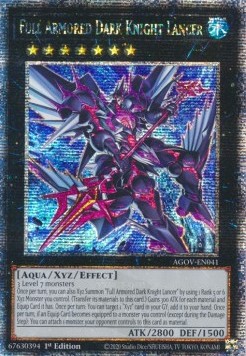 Full Armored Dark Knight Lancer (V.2 Quarter Century Secret Rare)