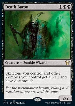 Death Baron - Commander Innistrad Midnight Hunt
